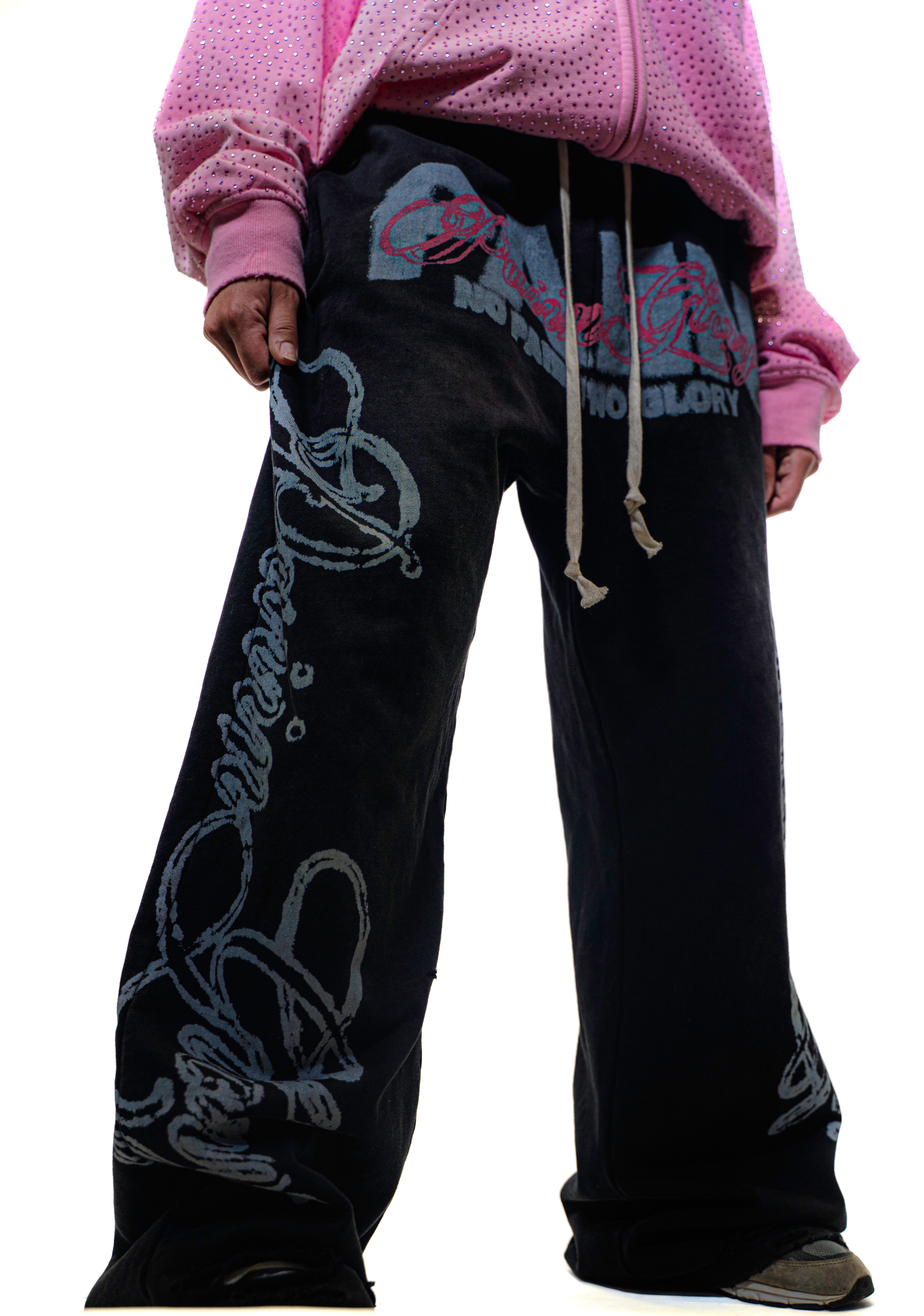 "NO PAIIN NO GLORY" SWEATPANTS